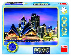 Puzzle Opera v Sydney NEON 1000 svítících dílků