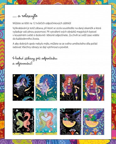 Náhled Vyškrabávací obrázky: Magické bytosti, 1.  vydání