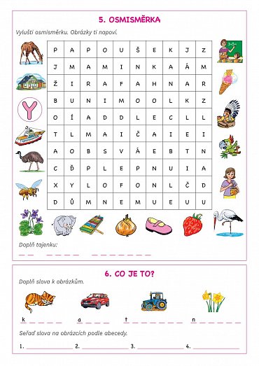 Náhled Český jazyk PE-XE-SO 1. Česká abeceda / Krabicová hra