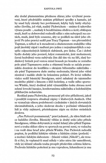 Náhled Kronika Pickwickova klubu, 1.  vydání