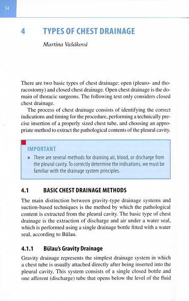 Náhled Thoracic Drainage / A Step-by-Step Guide