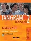 Tangram aktuell 2: Lektion 5-8: Kursbuch + Arbeitsbuch mit Audio-CD