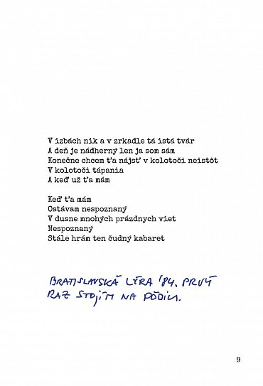 Náhled Texty (slovensky)