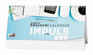Pracovní kalendář Impuls III 2026 - stolní kalendář