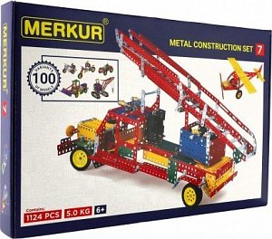 Merkur 7 stavebnice 1124 dílů / 100 modelů