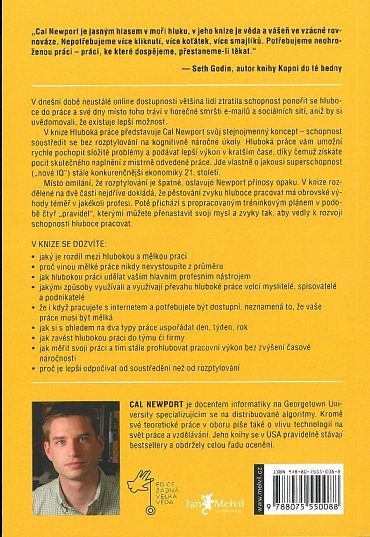 Náhled Hluboká práce - Pravidla pro soustředěný úspěch v roztěkaném světě