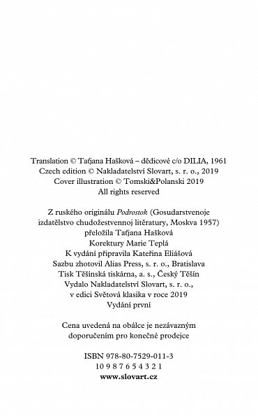 Náhled Výrostek
