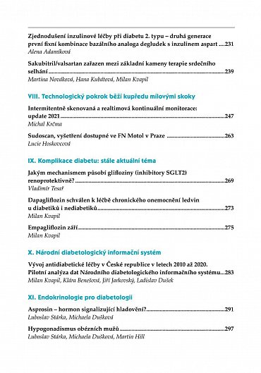Náhled Diabetologie 2021