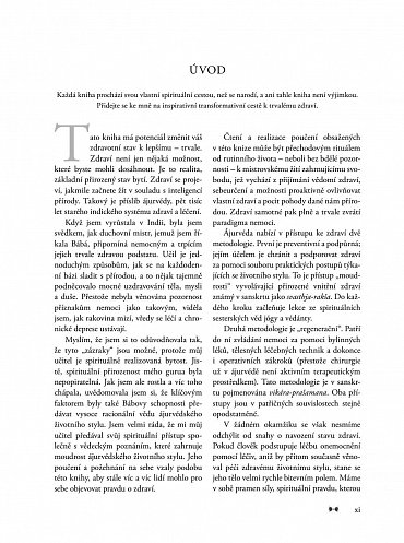 Náhled Moudrost ájurvédského životního stylu - Ucelený recept na optimalizaci zdraví, předcházení nemocem