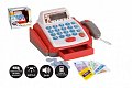 Pokladna malá digitální plastová 18cm s doplňky na baterie se zvukem se světlem