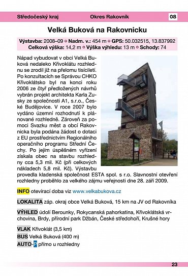 Náhled Rozhledny České republiky