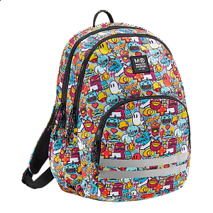 Miquelrius batoh Level Up, Triple Oslo, 27 l, 3 kapsy, rPET, mix barev