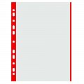 DONAU prospektový obal, A4, matný, PP, 40 μm, 100 ks, červený