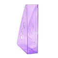 Office Products stojan na časopisy, A4/70 mm, transparentní fialový