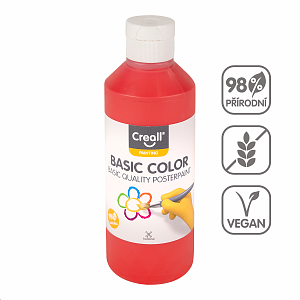 Creall temperová barva, 250 ml, světle červená
