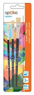 Spoko sada školních štětců S0335, štetinové, blistr