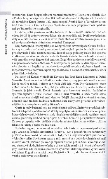 Náhled Gruzie - Turistický průvodce