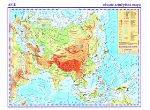 Asie - příruční obecně zeměpisná A3/1:42 mil.