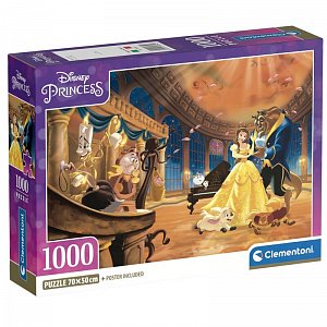 Puzzle Disney Princess: Kráska a zvíře 1000 dílků