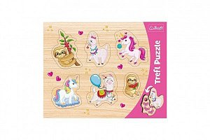 Vkládačka: Jednorožci, lamy a lenochodi