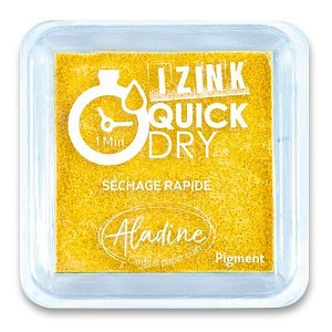 Razítkovací polštářek IZINK Quick Dry rychleschnoucí - žlutý