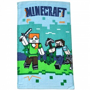 Dětský ručník Minecraft Vzhůru do Boje 30x50 cm