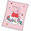 Dětská deka Prasátko Peppa Veselá Pepina 110x140 cm