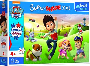 Trefl Puzzle Super Shape XXL Tlapková patrola: Usměvaví pejsci 60 dílků