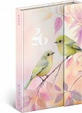 Diář 2026: Ptáčci - týdenní, magnetický, 11 x 16 cm