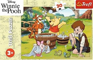 Puzzle Den s Medvídkem Pú 30 dílků