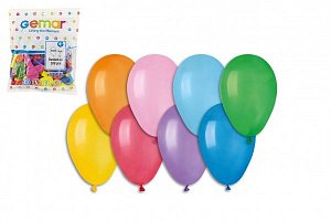 Balonky nafukovací 7" Karneval 100 ks v sáčku
