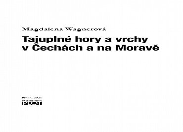 Náhled Tajuplné hory a vrchy v Čechách a na Moravě