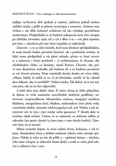 Náhled Pravdivý život - Víra a ekologie ve věku konzumerismu