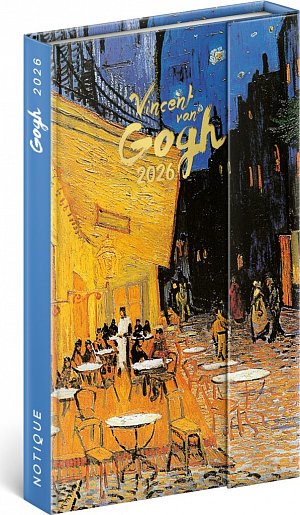 Diář 2026: Vincent van Gogh - týdenní, magnetický, 13 x 21 cm