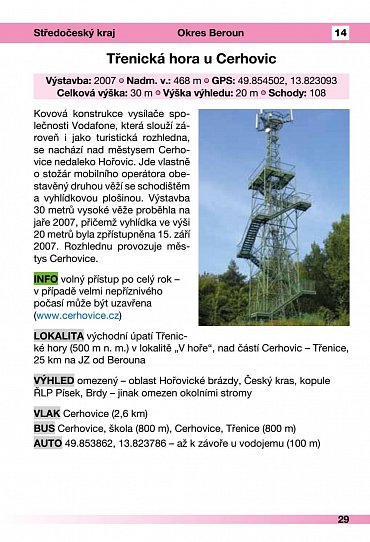 Náhled Rozhledny České republiky