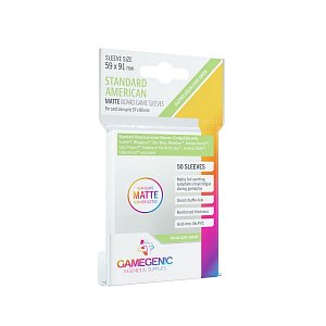 Gamegenic: Boardgame Sleeves MATTE Standard American 59x91 mm