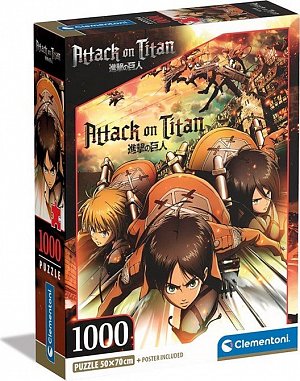 Puzzle Attack on Titan 1000 dílků