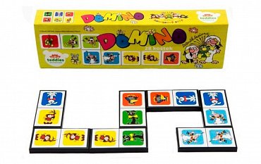 Náhled Pojď s námi do pohádky - Domino 28 ks