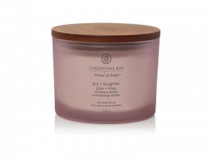 Vonná svíčka CHESAPEAKE BAY CANDLE Joy & Laughter 312g / 3 knoty