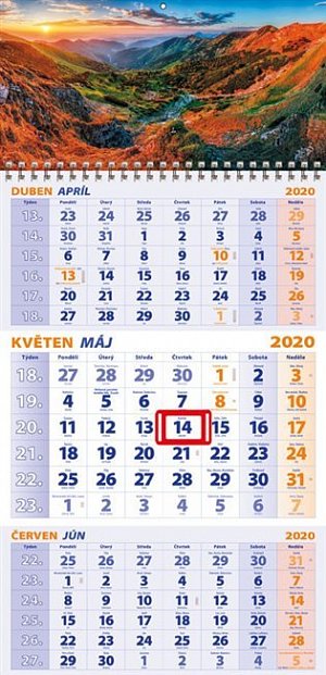 Rybársky kalendár 2026 - stolový kalendár