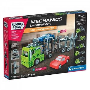 Science&Play Mechanická laboratoř Přepravník automobilů 10v1