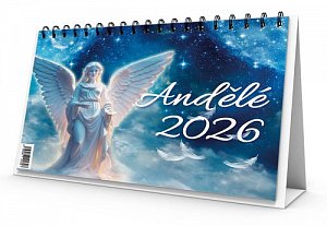 Kalendář 2026 Andělé - stolní
