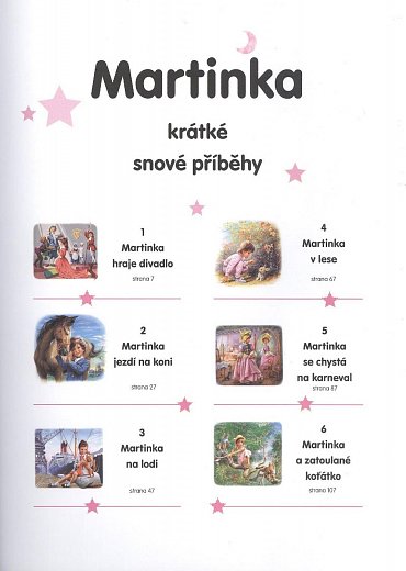 Náhled Martinka - krátké snové příběhy