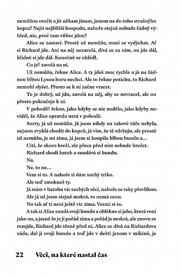 Náhled Věci, na které nastal čas, 1.  vydání