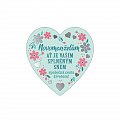 Plaketka srdce - Novomanželům