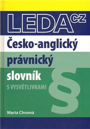 Česko-anglický právnický slovník
