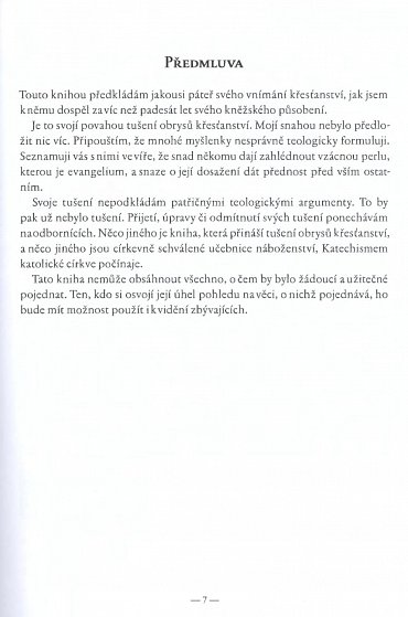 Náhled Tušení obrysů křesťanství