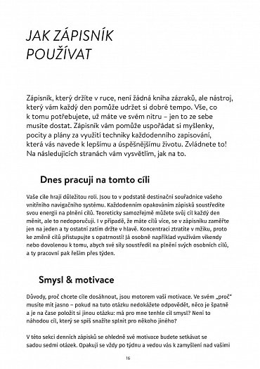 Náhled Zápisník úspěchů