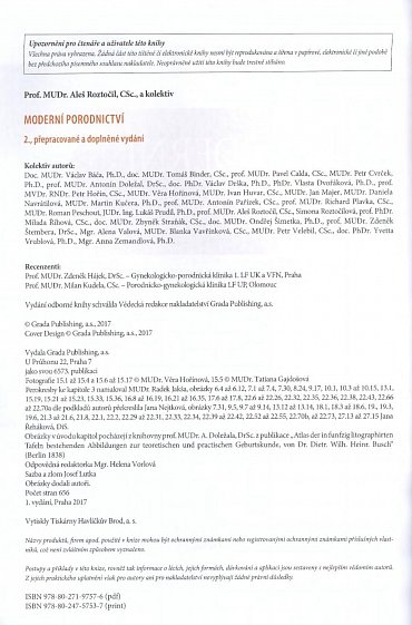 Náhled Moderní porodnictví
