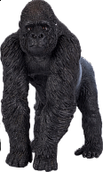 Gorilí samec stříbrohřbetý figurka